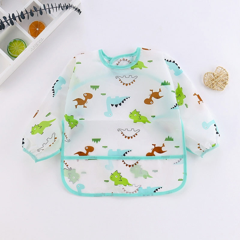 Long-sleeved apron for babies. - My Store